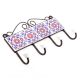 Navy Blue And Red Sunflower Ceramic Tiles Hooks Online